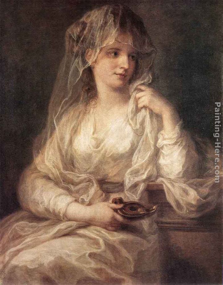Angelica Kauffmann Portrait of a Woman Dressed as Vestal Virgin